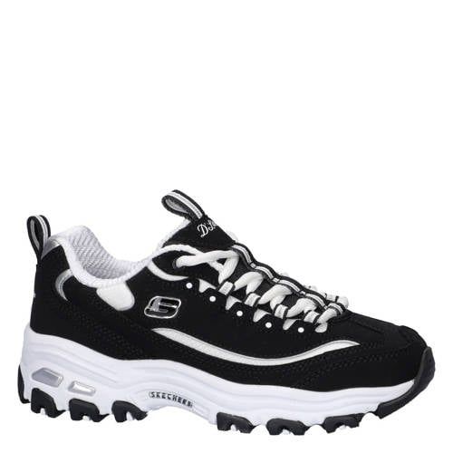 Skechers D'Lites chunky sneakers - zwart/wit