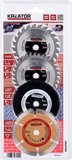 Kreator KRT090101 Set van 4 cirkelzaagbladen - Ø89 mm