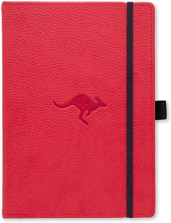 Dingbats Wildlife A5 Notitieboek - Red Kangaroo Blanco - Bullet Journal