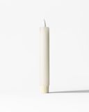HEMA Led dinerkaars ⌀2.5x18.4cm rustiek ivoor (ivoor)