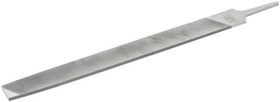 Bahco Freesvijl Met Twee Afgeronde Randen Grove Snede Zonder Handvat 300 Mm Zilver