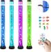 VEVOR Lava Lamp 10 Vis Bubble Light Lamp 1,2 M 16 Kleureffecten Afstandsbediening