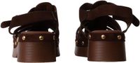 Super Mode La Bottine Souriante Paris Sandalen met riempje bruin