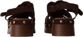 Super Mode La Bottine Souriante Paris Sandalen met riempje bruin
