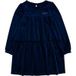 Levi's Robe en velours à volants pour fille Bleu Médiéval