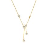Michael Kors Brilliance MKC1769710 Dames Ketting Zilver Goud 40.6 CM