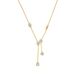 Michael Kors Brilliance MKC1769710 Dames Ketting Zilver Goud 40.6 CM