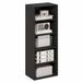 Furinno Basic 5-Tier Open Plank Boekenkast, Boekenplank, Opbergorganizer, 29 x 42,2 x 110,9 cm, Espresso