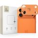 Tech-Protect Camalloy Fit+ Protecteur d'objectif pour Apple iPhone 17 Pro Max - Orange, Aluminium, Verre