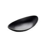 6 Asami Ware 6 stuks, ovale kommen, 18,2 x 10,1 x 3 cm, zwart, melamine