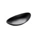 6 Asami Ware 6 stuks, ovale kommen, 18,2 x 10,1 x 3 cm, zwart, melamine