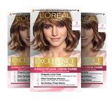 L'Oréal Paris Excellence Creme Haarverf, 7 middenblond, 3 x 268 g