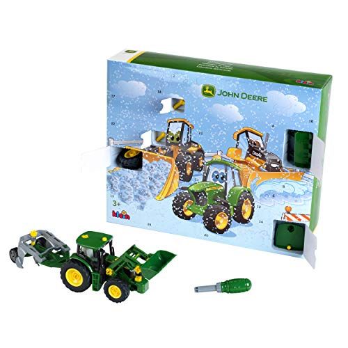 Klein Toys John Deere Adventskalender - Bouwset Trekker - Groen/Geel