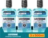 Listerine Total Care Tandsteenbescherming Intensief Mondspoeling Intense Munt 3x500 ml