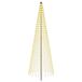 vidaXL LED Kerstboom 285 cm 744 LED's Warmwit IJzer Zwart
