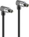 sonero S-OC120-075 audio kabel 7,5 m Toslink Zwart