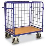 VARIOfit sw-800.313 SW-800.313 Etagewagen Afleider Staal Poedercoating Laadvermogen (max.): 500.00 kg Gentiaan-blauw (RAL 5010)