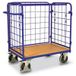 VARIOfit sw-800.313 SW-800.313 Etagewagen Afleider Staal Poedercoating Laadvermogen (max.): 500.00 kg Gentiaan-blauw (RAL 5010)