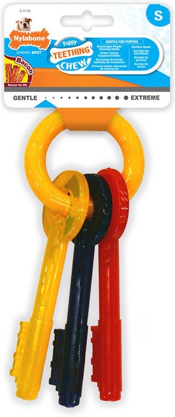 Nylabone Puppy Teething Key - Hondenspeelgoed - Small Tot 11kg