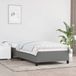 Maison Exclusive - Cadre de lit sans matelas, gris foncé, 90x200 cm, tissu