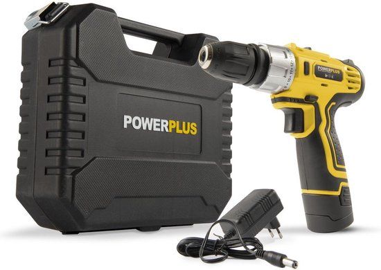 Powerplus POWX0041LI Accuboormachine - 12V - Incl. 1 x 1,5Ah Accu en lader - Gereedschapskoffer