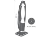 Perel Buitenhoes voor Free-Arm parasol tot 350 cm