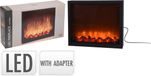 home style Ways Sfeerhaard - Realistisch Vlammeneffect - LED - Zwart - 41x25cm