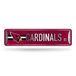 Rico Industries NFL Arizona Cardinals metalen straatnaambord (4 x 15 inch) - geweldig voor thuis, slaapkamer, mancave decor