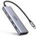 UGREEN multifunctionele USB-C adapter, met PD-ondersteuning, grijs, USB-C hub