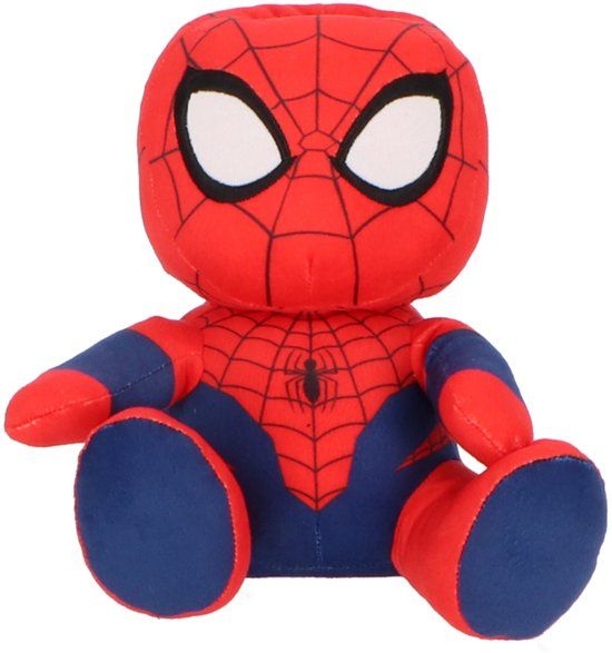 4KidsOnly Spiderman Pluche Spaarpot - Knuffel - 20 cm - Rood