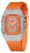Pagani Design Montre pour femme Envie, avec cristaux, argent/orange