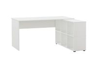 Schildeyer Rena 500 Bureau met plank, wit, 150 x 121,6 x 73,6 cm