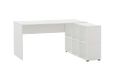 Schildeyer Rena 500 Bureau met plank, wit, 150 x 121,6 x 73,6 cm
