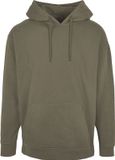 Build Your Brand Sweat à capuche oversize basic avec capuche Olive - XS
