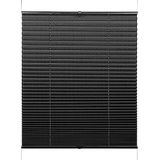 GARDINIA Plissee Concept daglicht, ondoorzichtig, plisségordijn, doorschijnend, verstelbaar, eenvoudig in de breedte in te korten, zwart, 50 x 130 cm