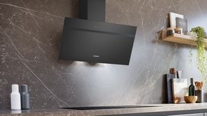 Siemens iQ100 LC85KDK60 - Afzuigkap - Muurmontage - Zwart - 430 m³/uur