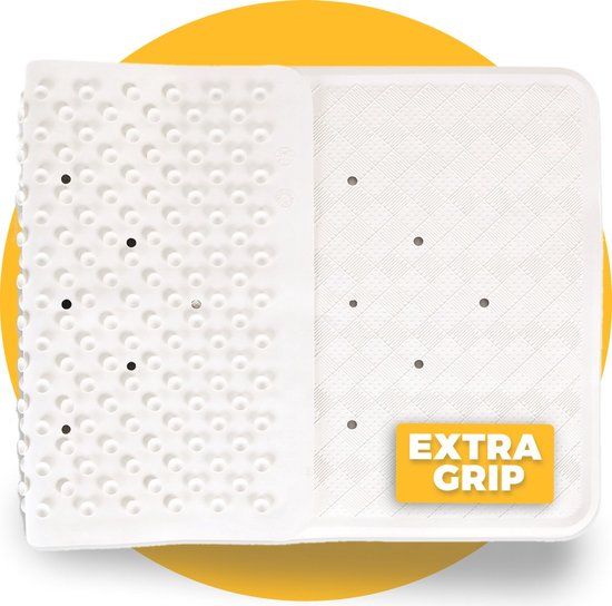 Pasper Badmat wit antislip mat 40 x 70 cm
