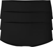 CALIDA Slip Panty Essential Cotton Low Cut Zwart Effen Vrouwen 3 Stuks Maat 40/42