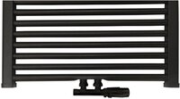 Best Design Nero-Luxeuniversele radiator aansluitset midden onder haaks zwart mat
