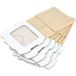 vhbw Lot de 5 filtres turbo compatibles avec ponceuse oscillante Maktec MT924, ponceuse excentrique – Lot de sacs à poussière en papier, marron