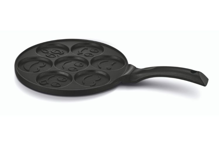 Kitchenfun Saute pan - Round - 26 cm - Black - Aluminum - Non-stick