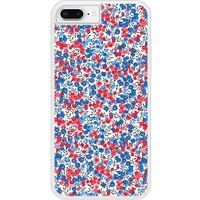Apple iPhone 7 Liberty wiltshire bleu verstevigd hoesje met sublimatie bedrukking