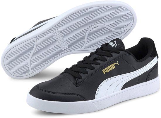 PUMA Shuffle Sneaker Heren Zwart - Wit Maat 38.5 | Lente/Zomer 2026
