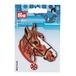 Applicatie om op te strijken, paardenhoofd, veelkleurig