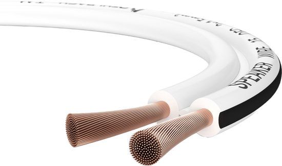 Oehlbach SP-15 - Luidsprekerkabel - 20 m - Wit