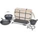 Lot de casseroles batterie de cuisine 9 pièces