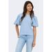 ONLY top broderie blauw