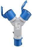Goobay Camping stroomverdeler | 2-voudig | CEE 3-pins 230V/16A | IP44