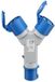 Goobay Camping stroomverdeler | 2-voudig | CEE 3-pins 230V/16A | IP44