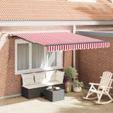 Maison Exclusive - Pare-soleil électrique avec éclairage LED et capteur, 3 x 2,5 mètre